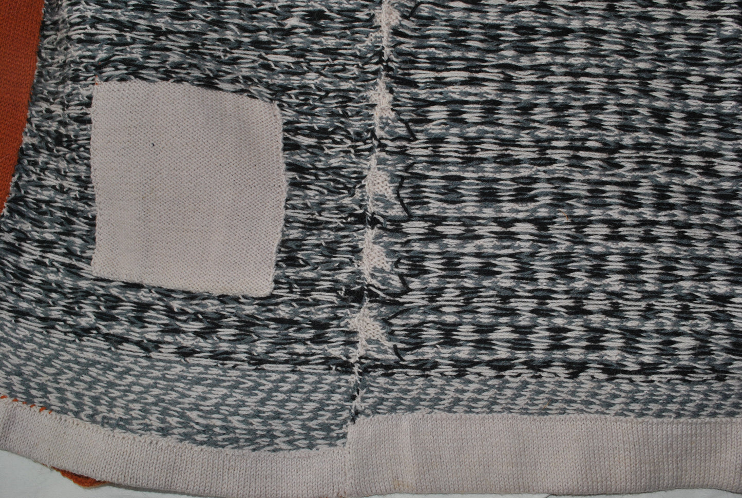 Unlabelled Bill Gibb cardigan knit by Mildred Boulton