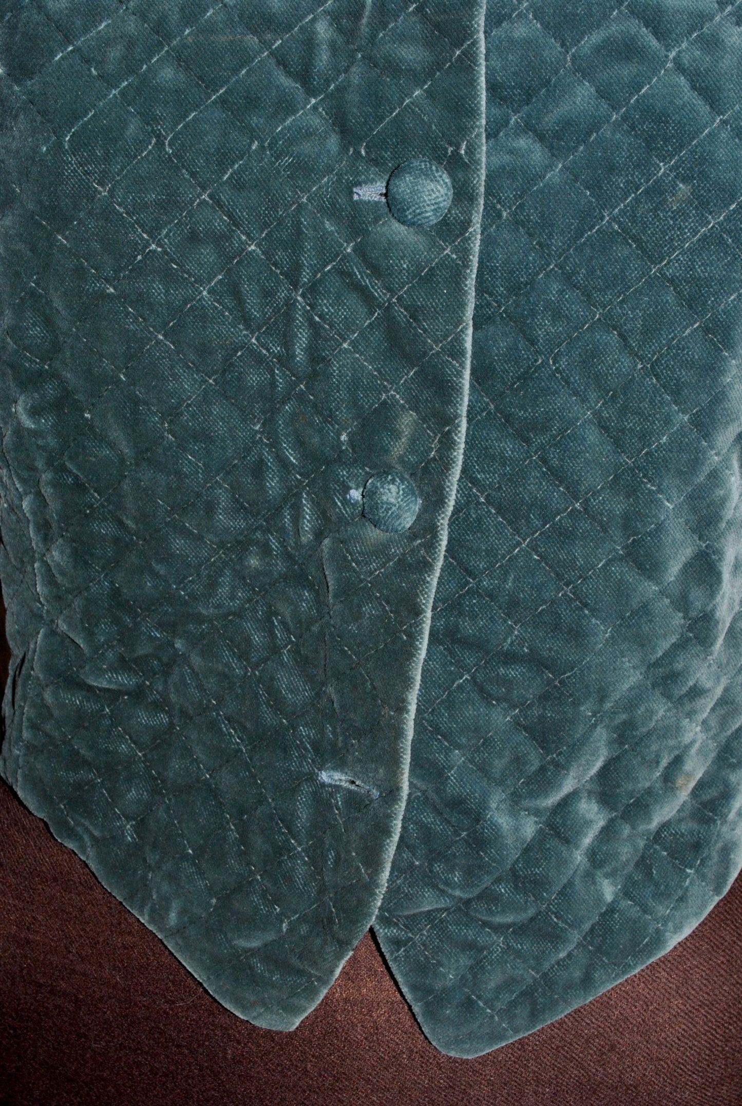 Quilted Velvet Jacket by Laura Ashley