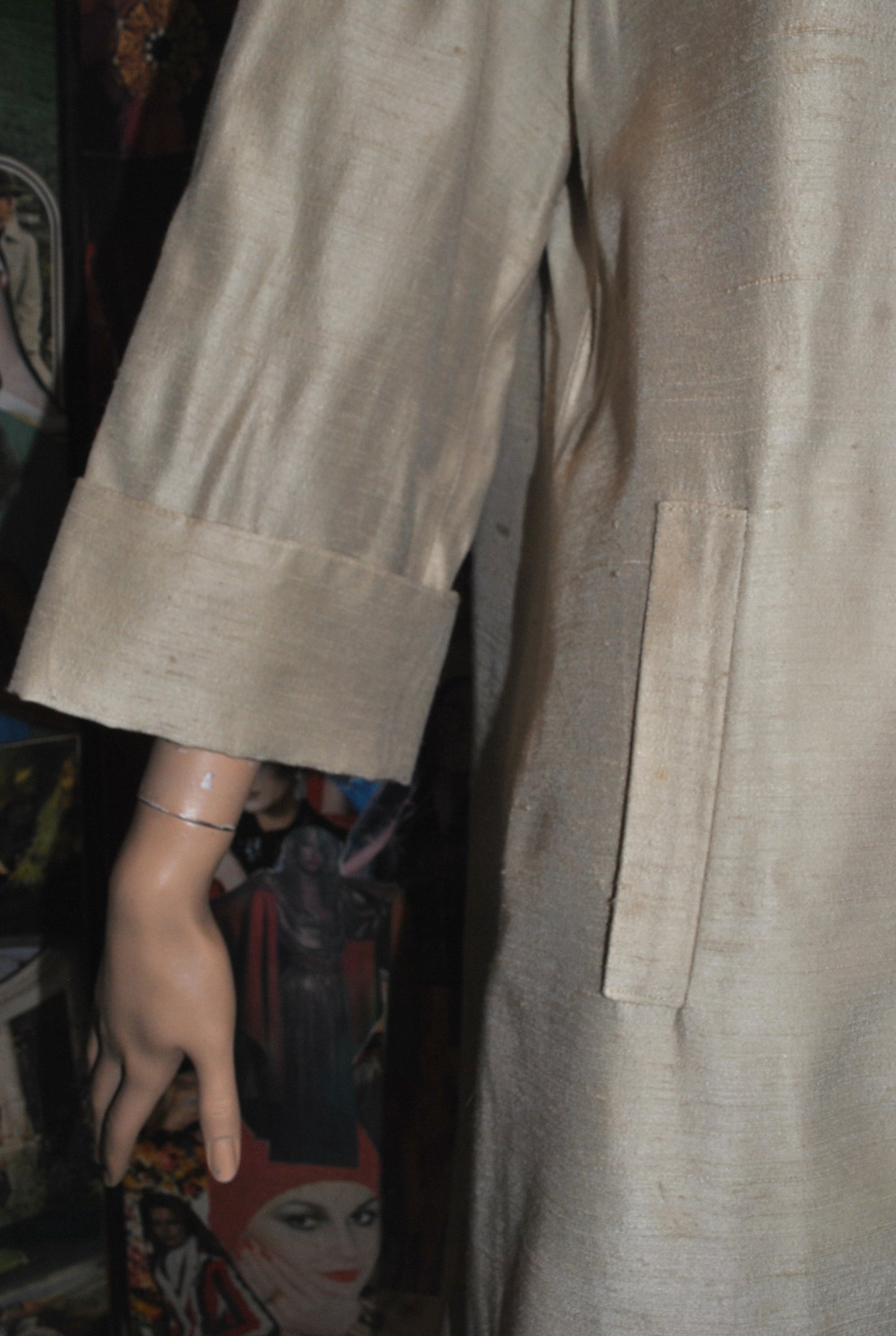 Faux Silk Dupioni Evening Coat from Lampert