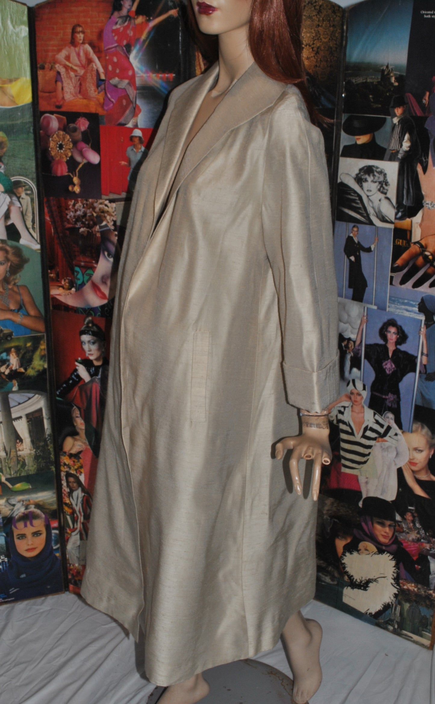 Faux Silk Dupioni Evening Coat from Lampert