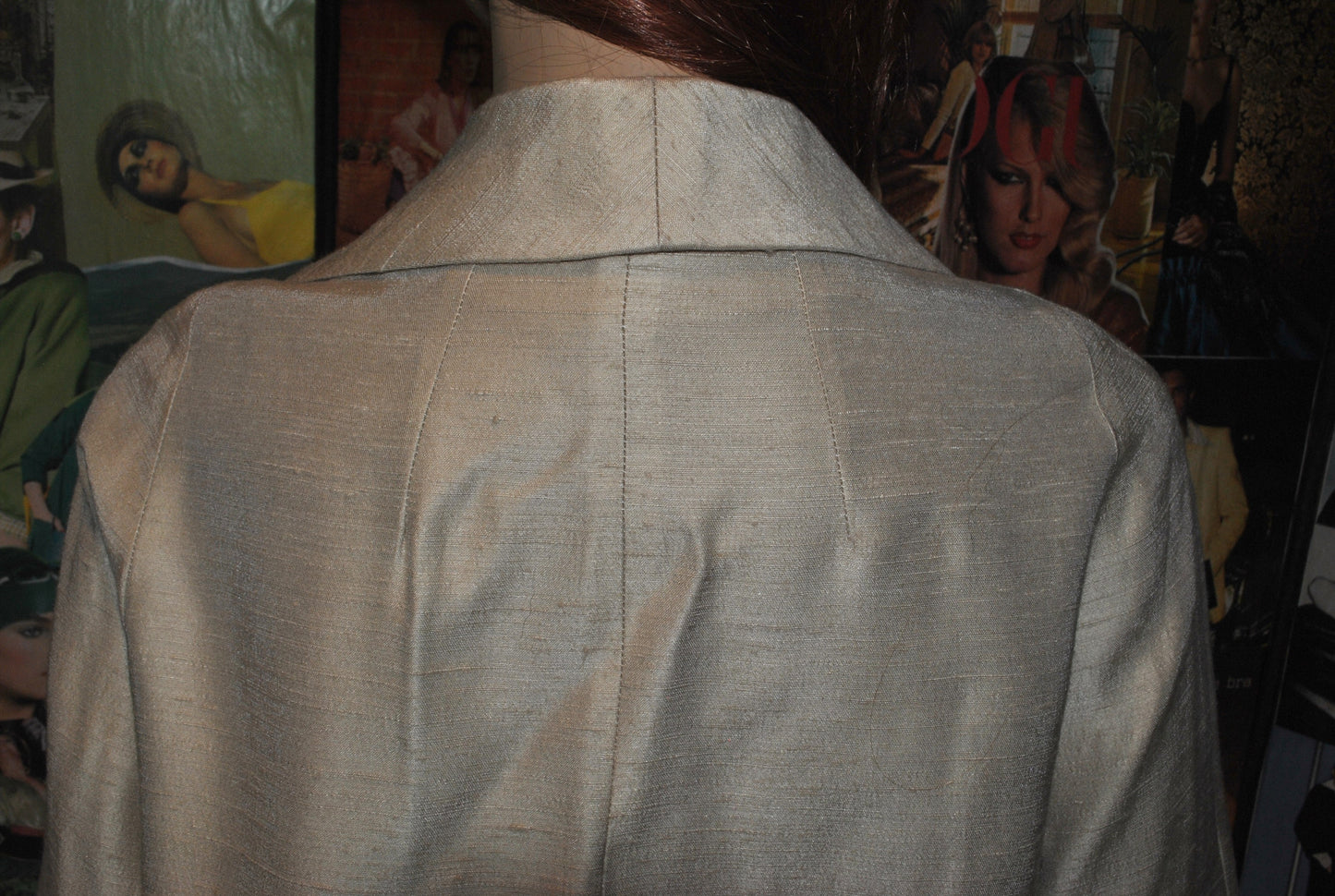 Faux Silk Dupioni Evening Coat from Lampert