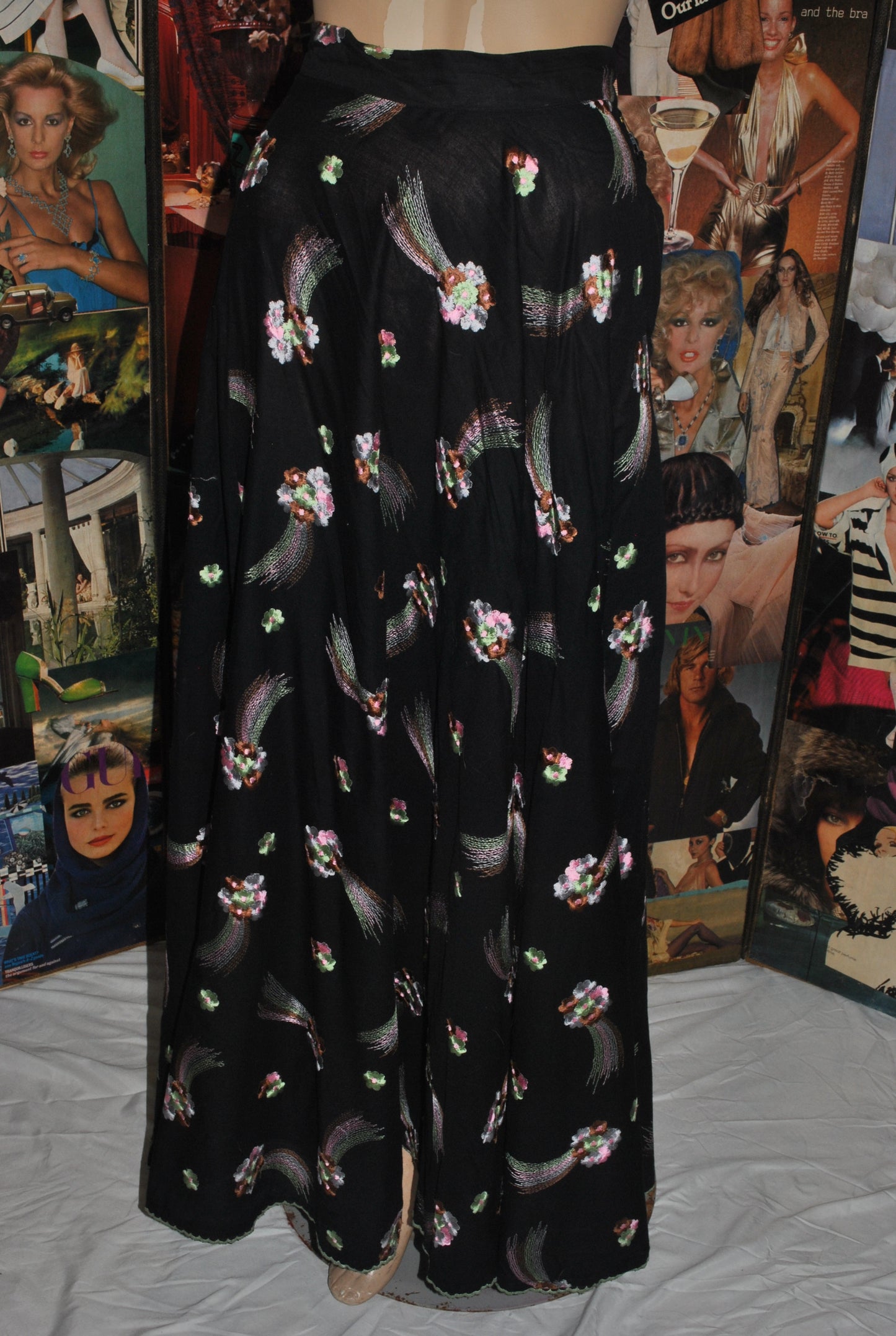 Janice Wainwright Embroidered and Quilted Jacket and Coordinated Skirts
