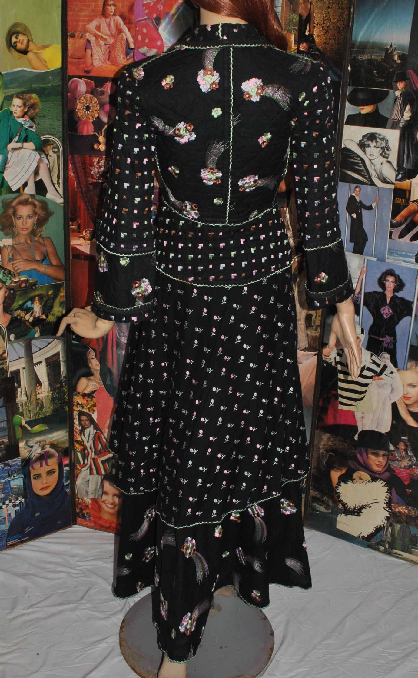 Janice Wainwright Embroidered and Quilted Jacket and Coordinated Skirts