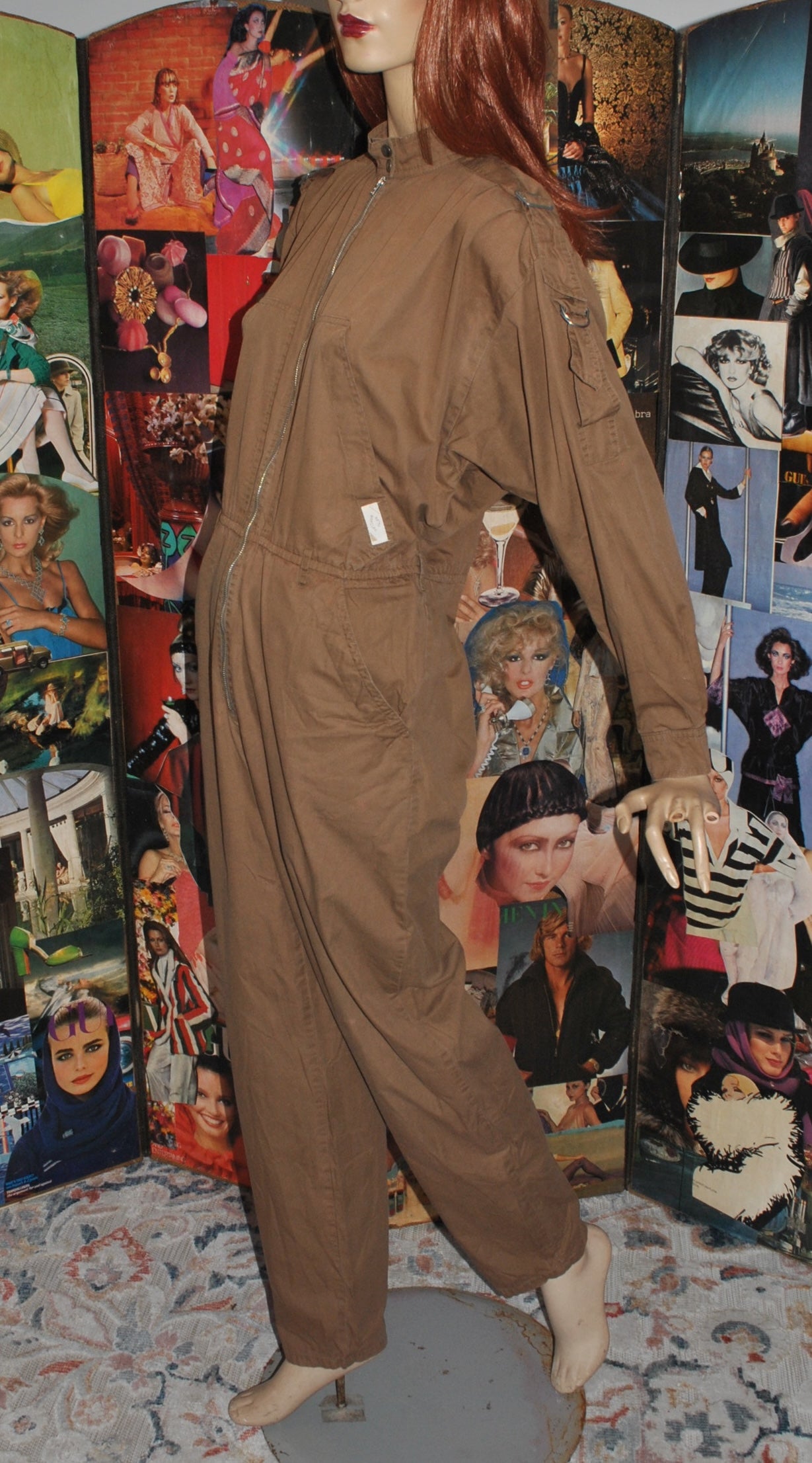 Brown Flight-suit Style Jumpsuit from Betty Barclay