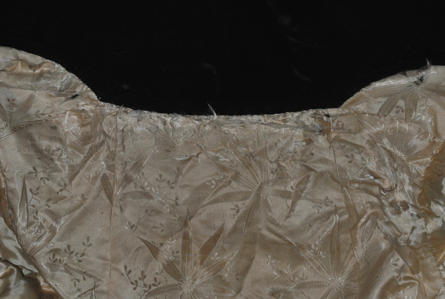 1920s Black Velvet Evening Jacket