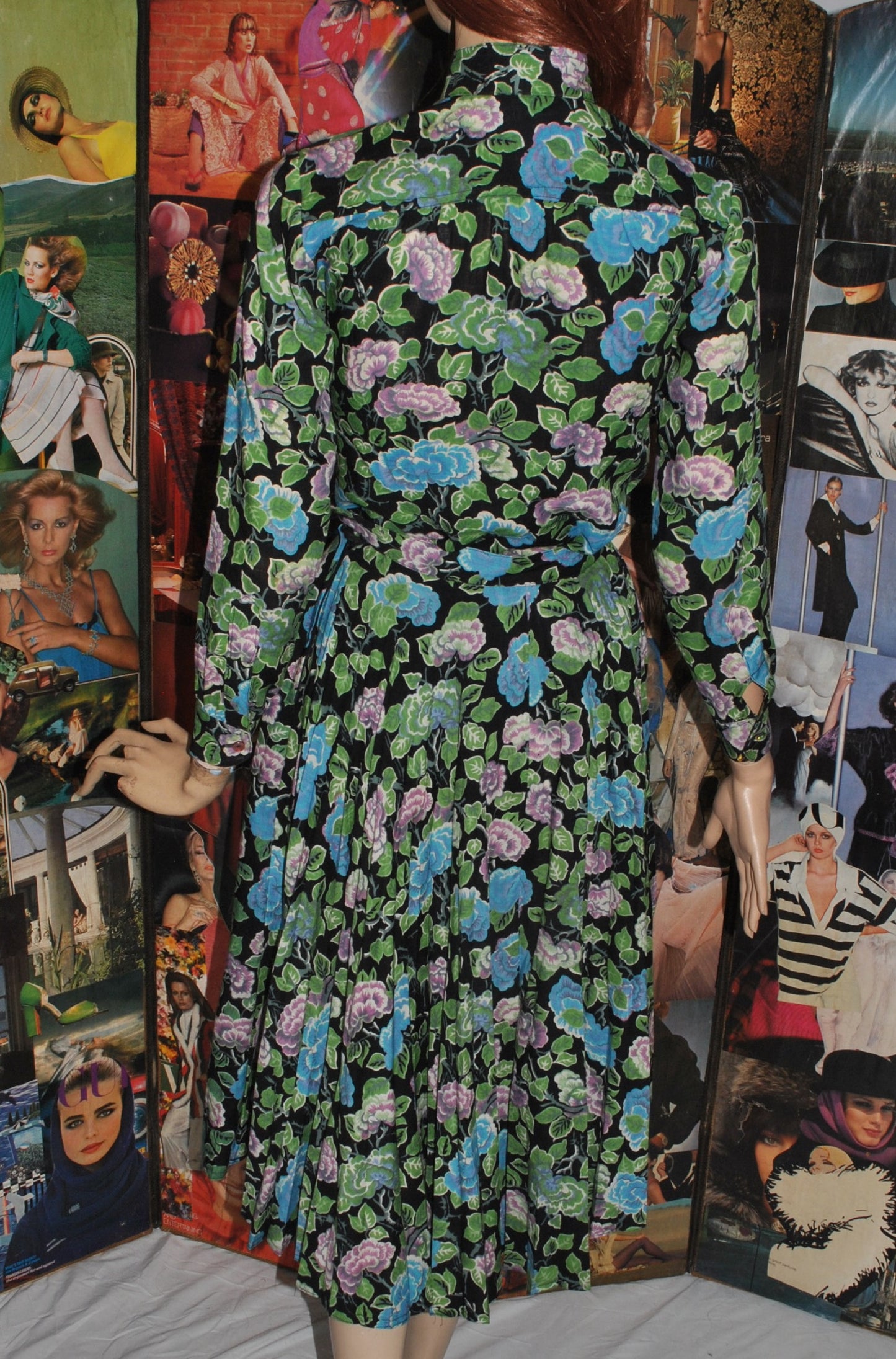 Green Floral Wool set from Juliet Dunn