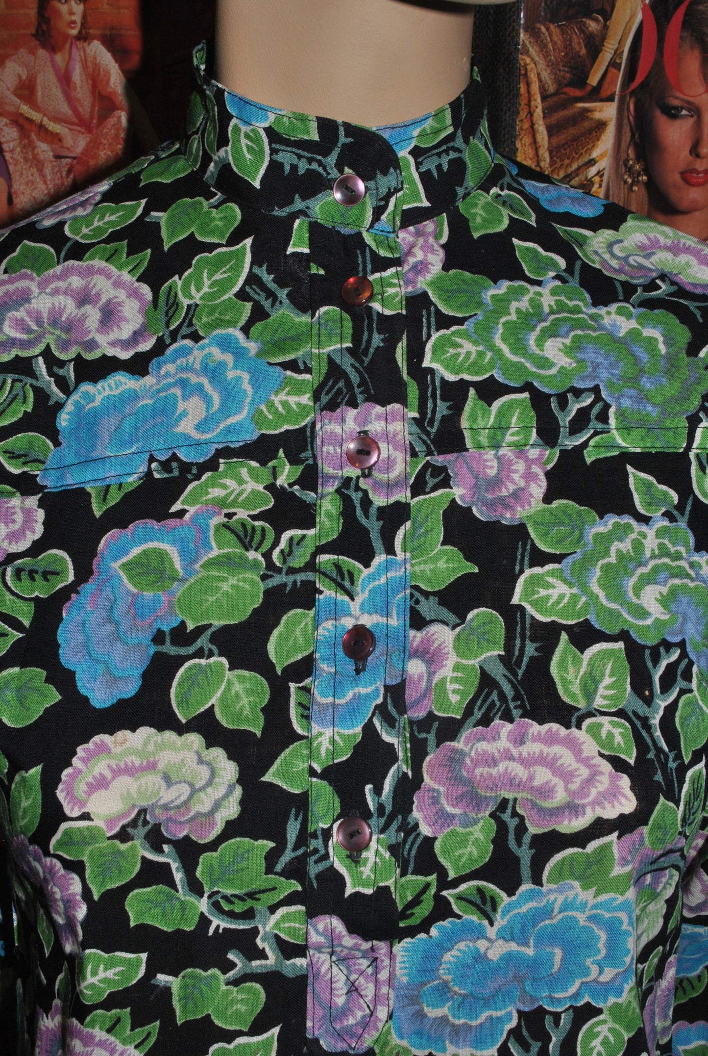 Green Floral Wool set from Juliet Dunn