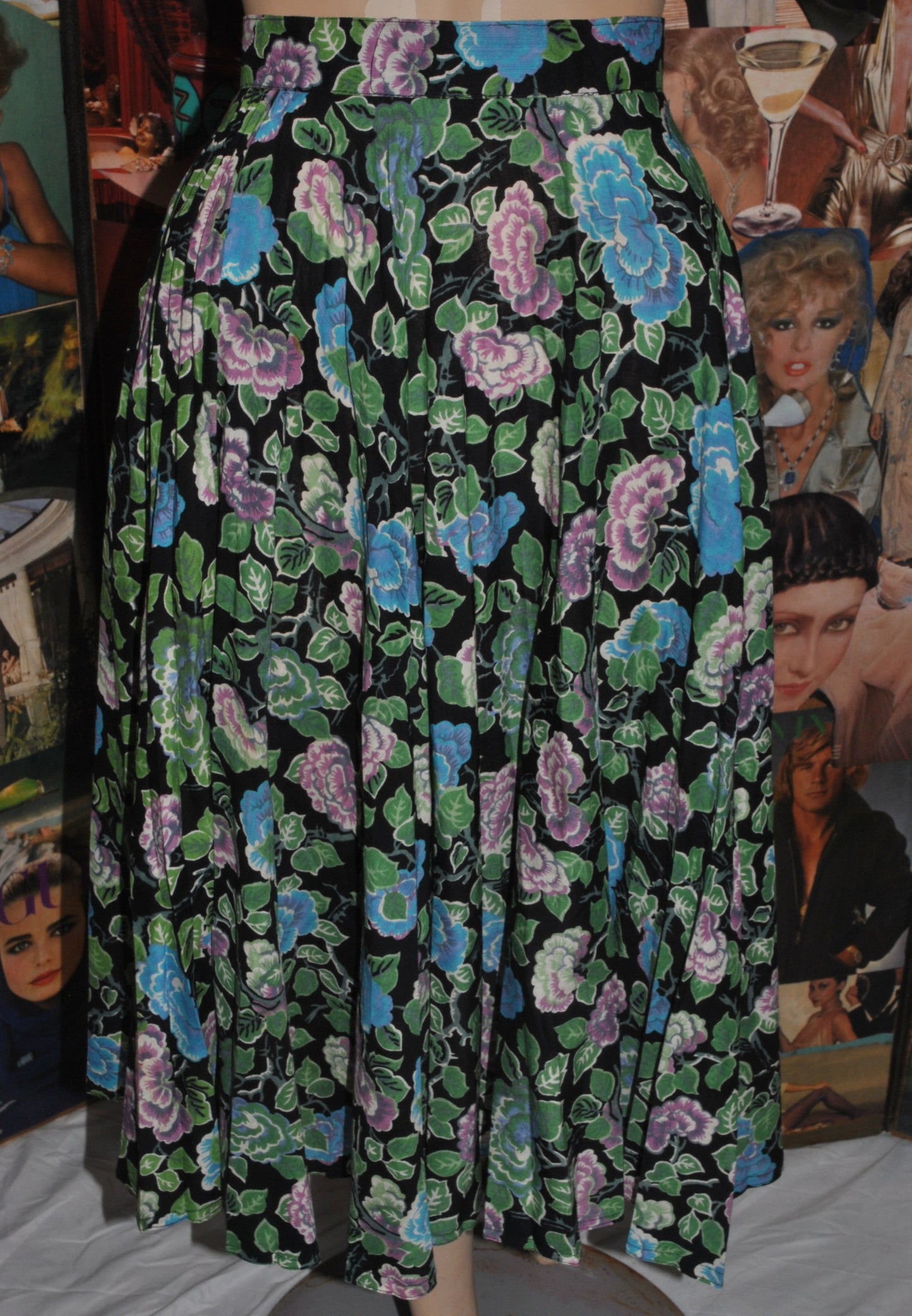 Green Floral Wool set from Juliet Dunn
