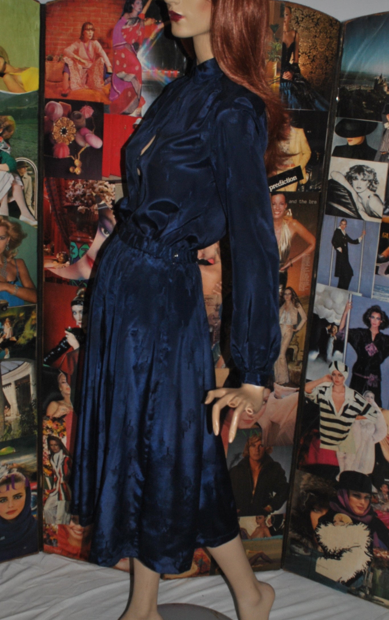Tree Motif Blouse and Skirt from Jersey Masters
