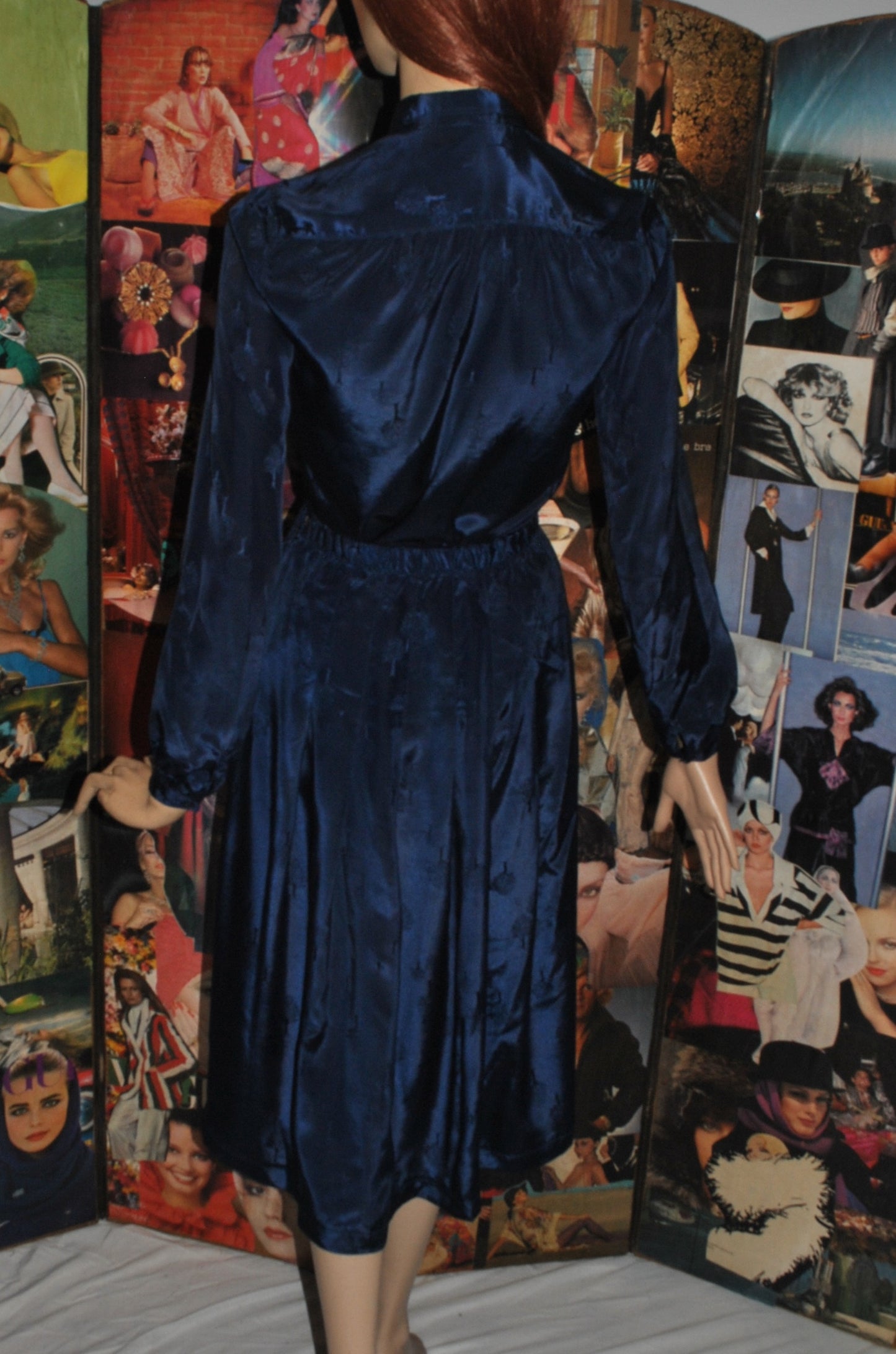 Tree Motif Blouse and Skirt from Jersey Masters