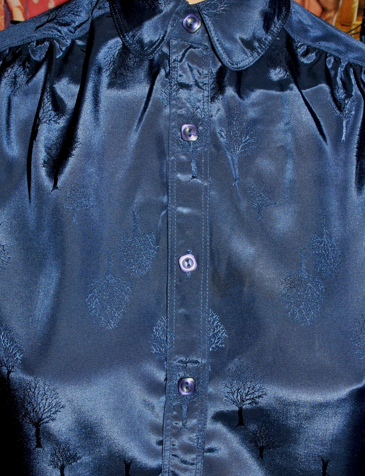 Tree Motif Blouse and Skirt from Jersey Masters