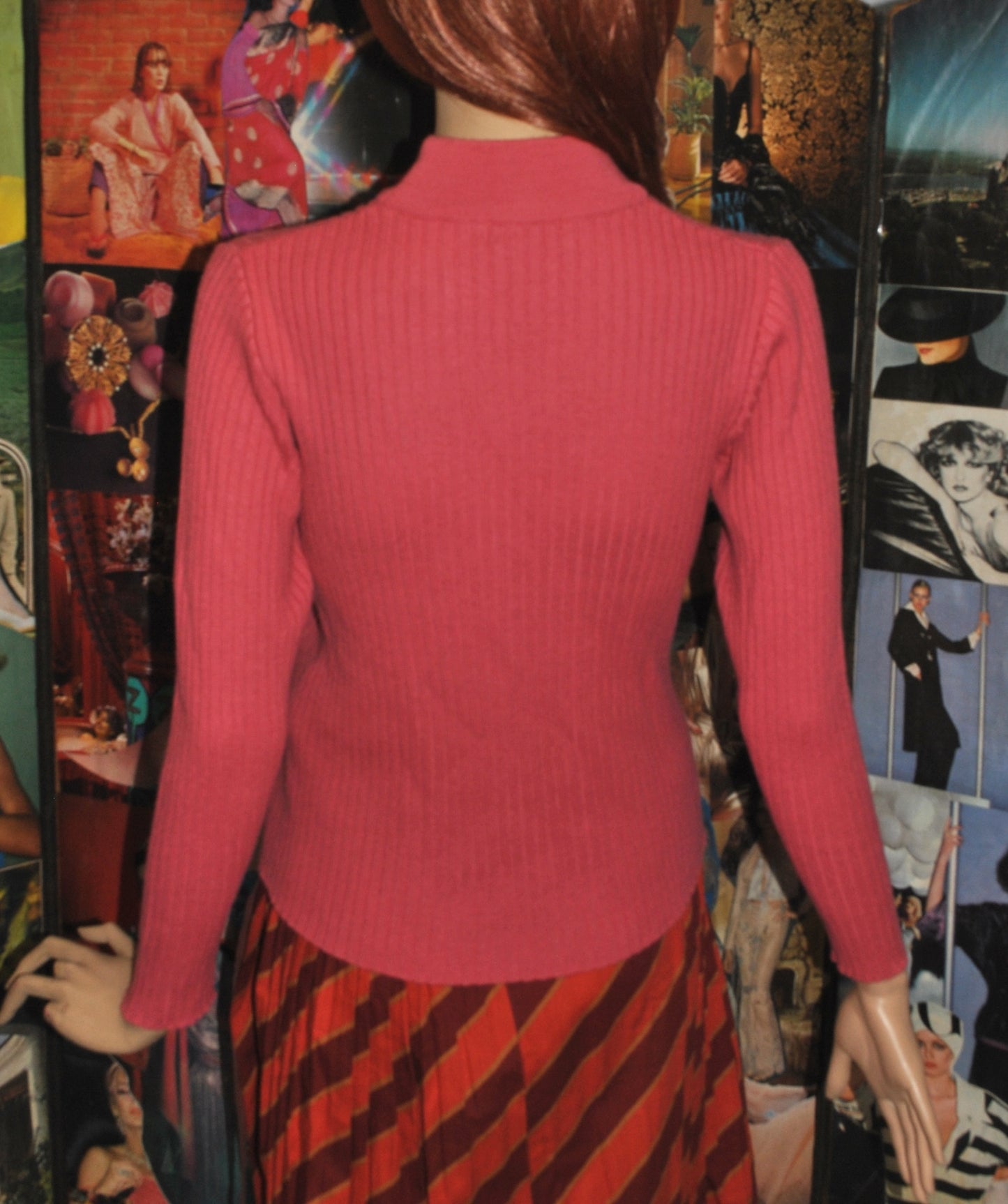 Melon Ribbed Jumper from Cacharel