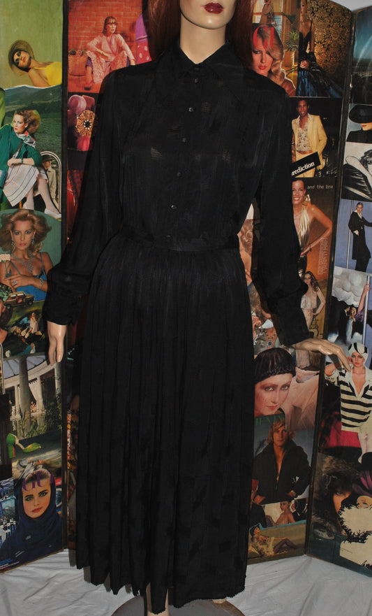 Black Jacquard Set from Bill Gibb