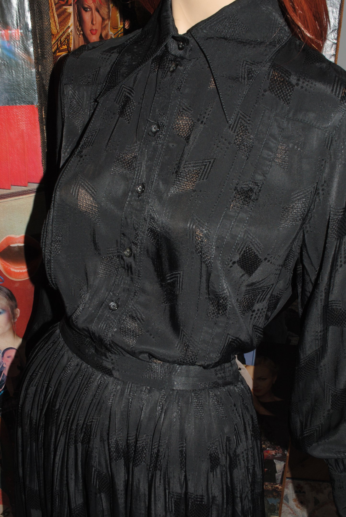 Black Jacquard Set from Bill Gibb